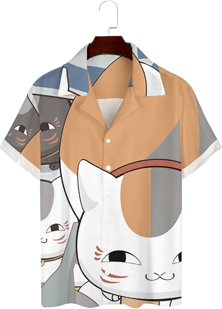 Amazon.co.jp: アロハシャツ メンズ 夏目友人帳 ニャンコ先生 猫 Amazon.co.jp: アロハシャツ メンズ 夏目友人帳 ニャンコ先生 猫
