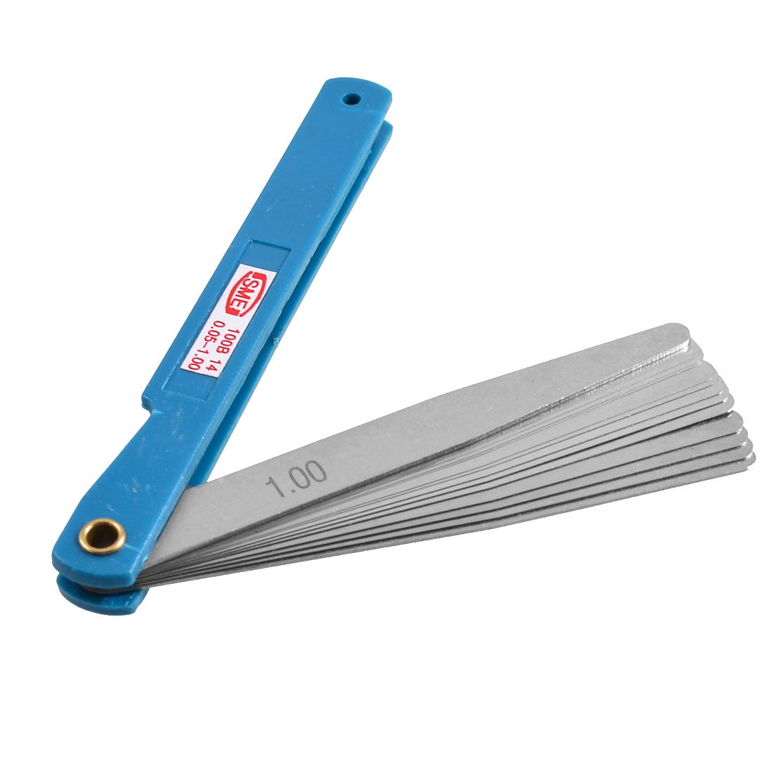 Aexit 0.05-1.00mm Gap Reference Gauges Thickness Measuring Foldable Feeler Gauge Feeler Gauges 4