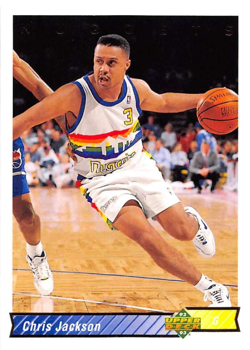 Amazon.com: 1992-93 Upper Deck Basketball #117 Chris Jackson