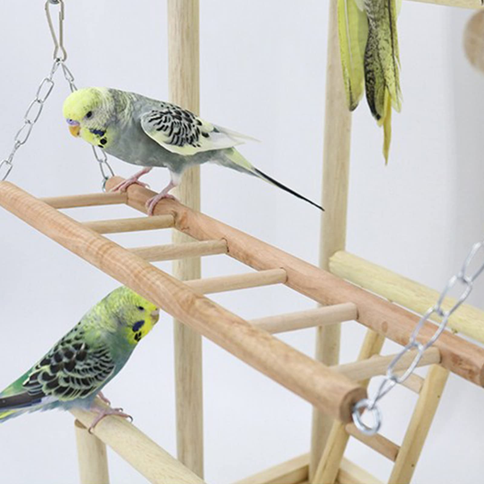 Holzsammlung Parrot Playground - Stand with Ladder & Perch for Small Birds — view 3
