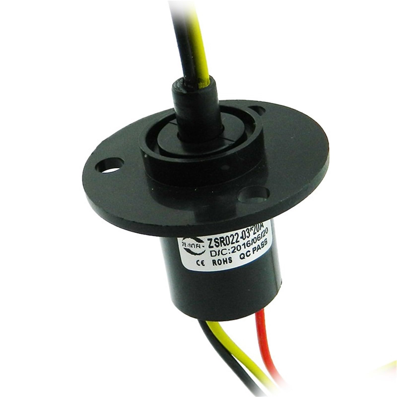 EKFBQBGW 1PCS Slip Ring Cap Type Carbon Brush Conductive 3-Way 20A Brush Slip Ring 360 Degree Table electronic starter