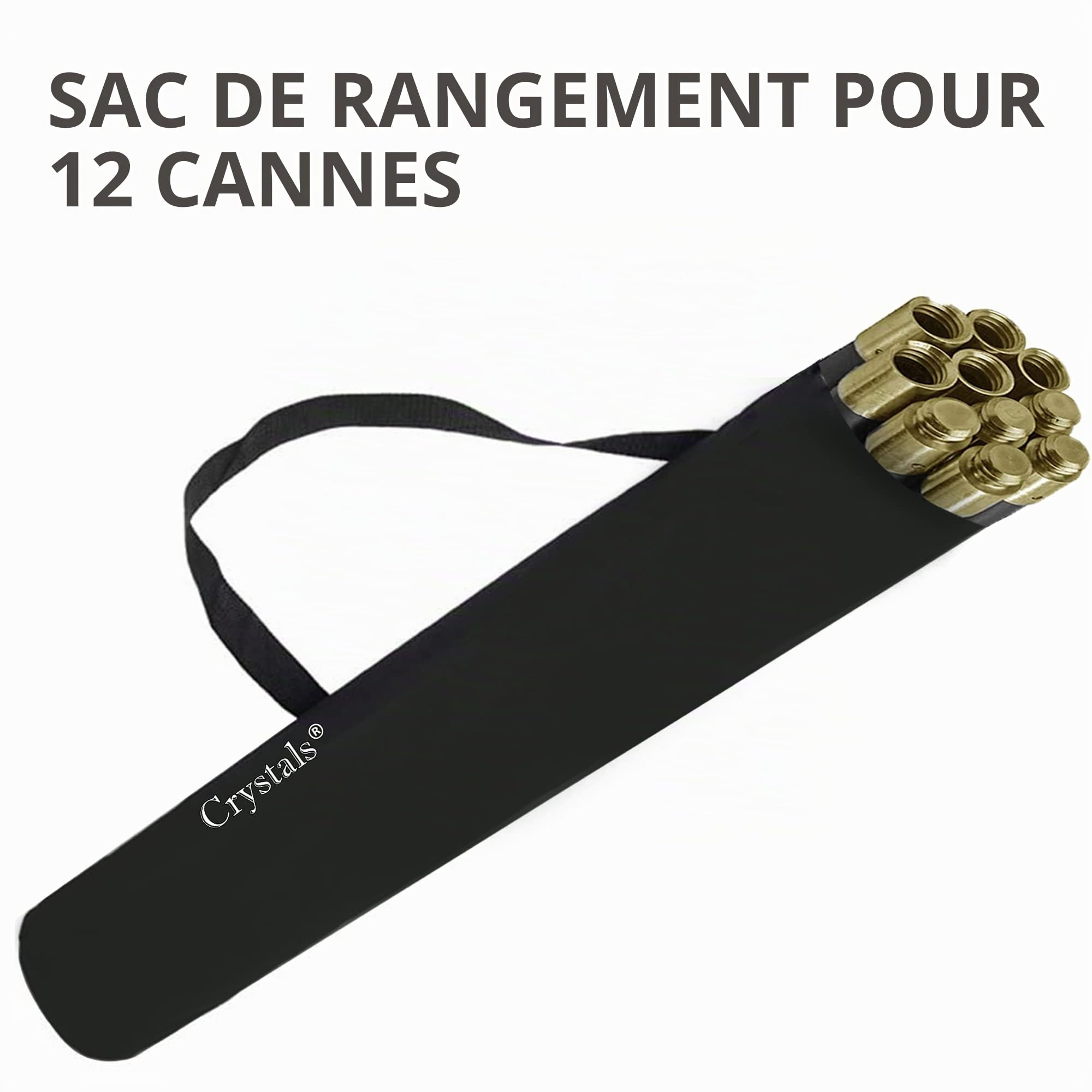 Crystals Lot de 12 tiges de drainage flexibles de 9,2 m avec piston en caoutchouc robuste et double vis sans fin, tiges de drainage pour nettoyage des canalisations avec sac de transport