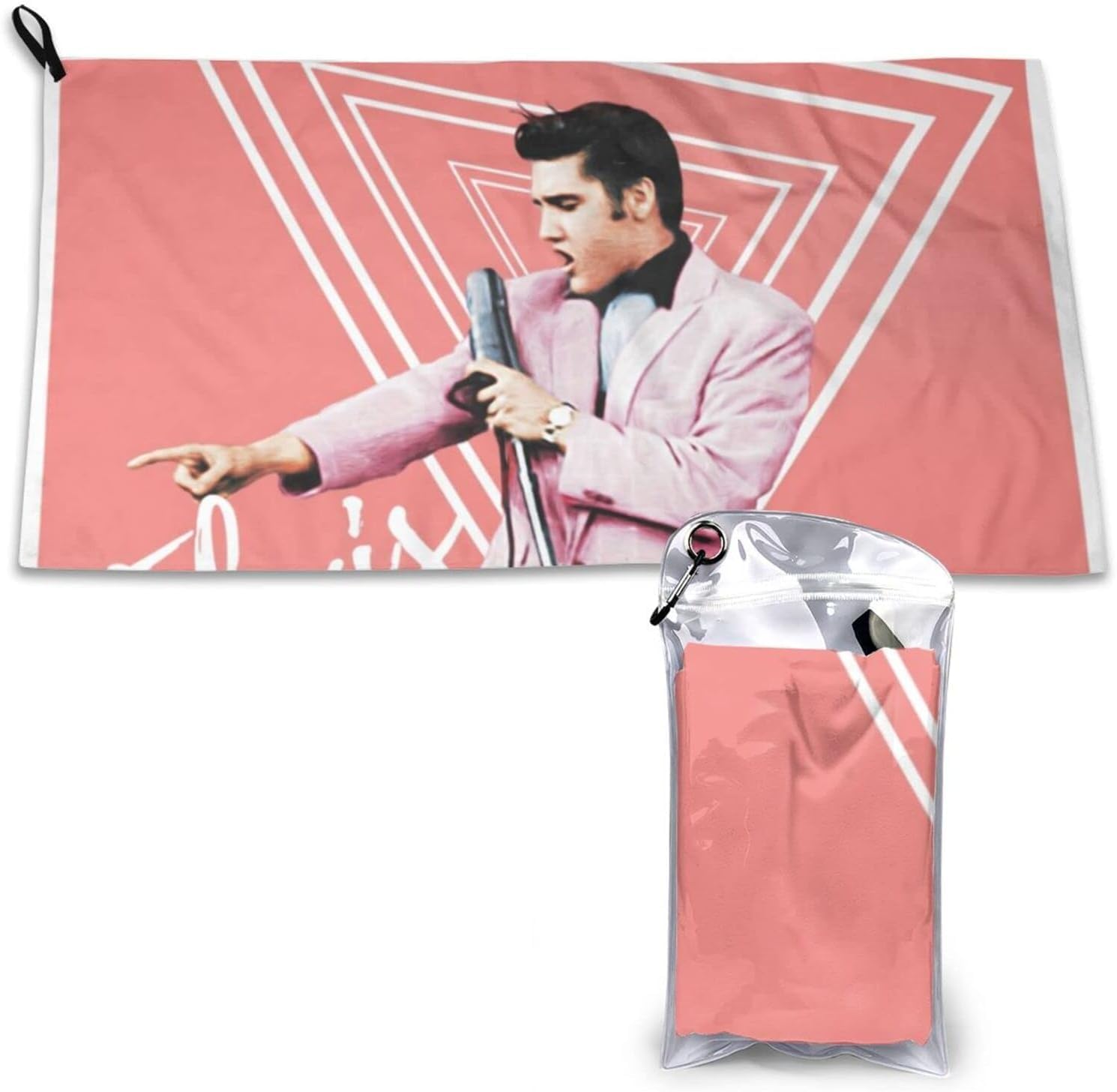 Amazon｜エルヴィスプレスリー ファッション バスタオル ビーチタオル