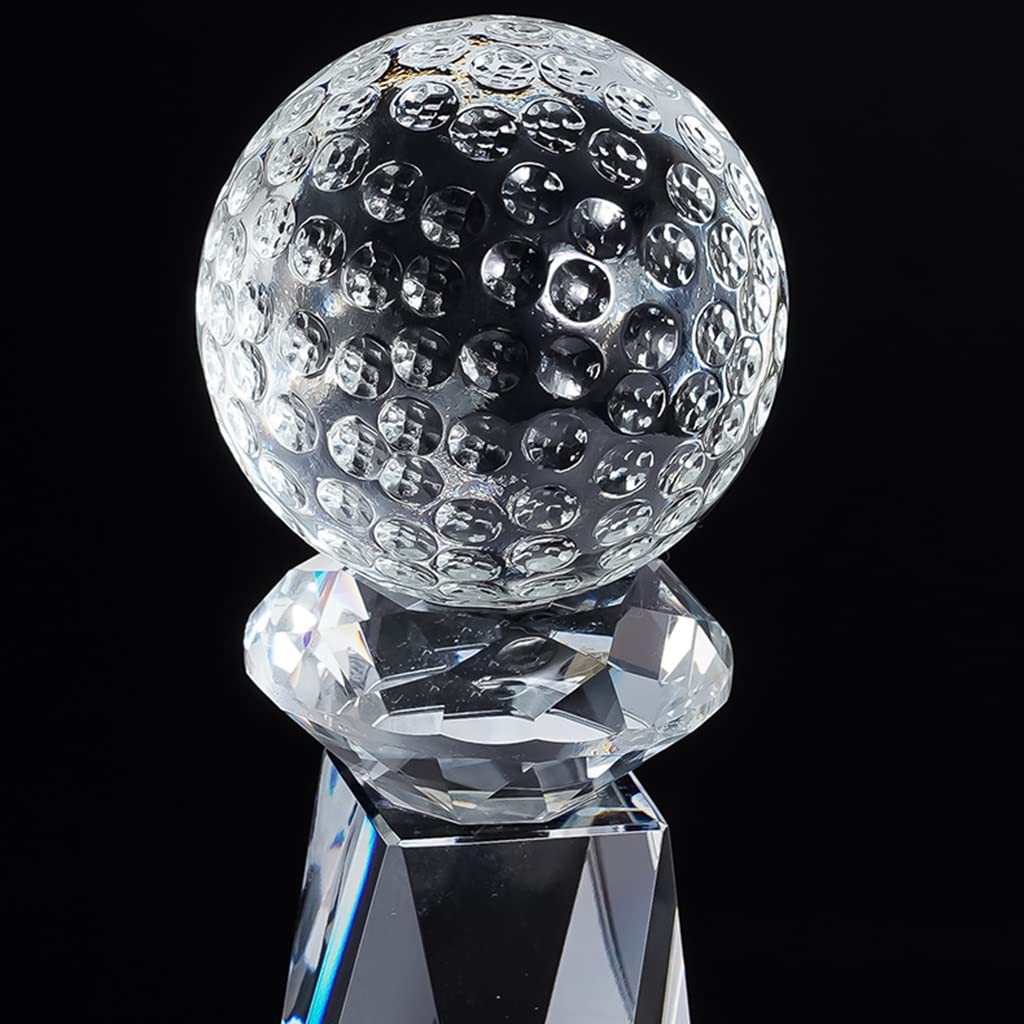 Pokale, Medaillen Auszeichnungen Golf-Trophäe Hole-in-One-Meisterschaftstrophäe Kreative Golf-Souvenirs Gravur Trophäe Transparenter Becherkörper Pokale