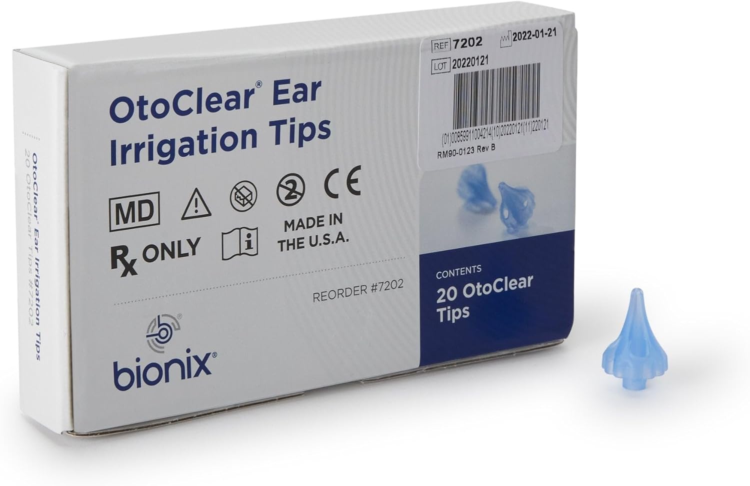 Bionix #7202 OtoClear® Ear Irrigation Tips (20 Tips/Box)