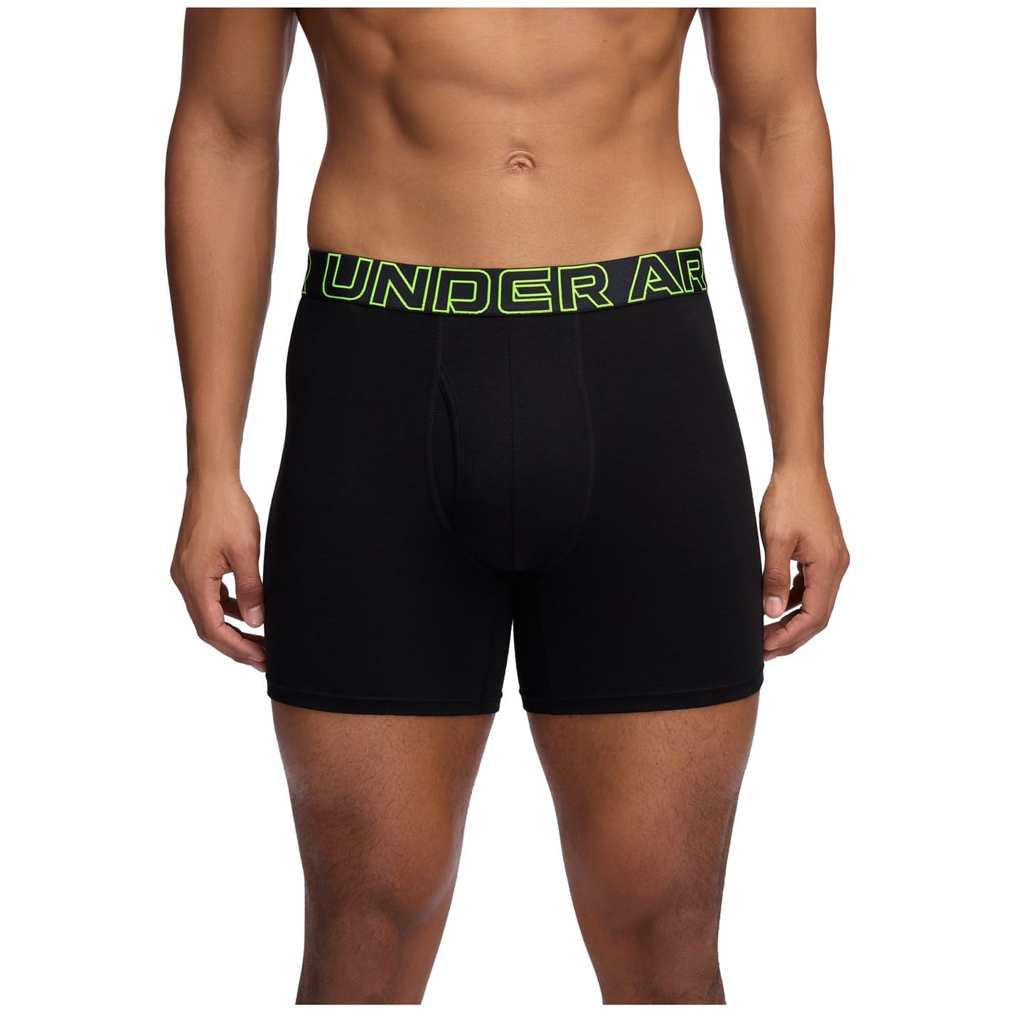 Under Armour Boxerjock® - Ropa interior de algodón para hombre y hombre, 15,24 cm, paquete de 3