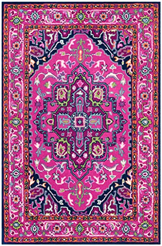 Tapete decorativo 91x152 cm Safavieh de lana hecho a mano miniatura 2