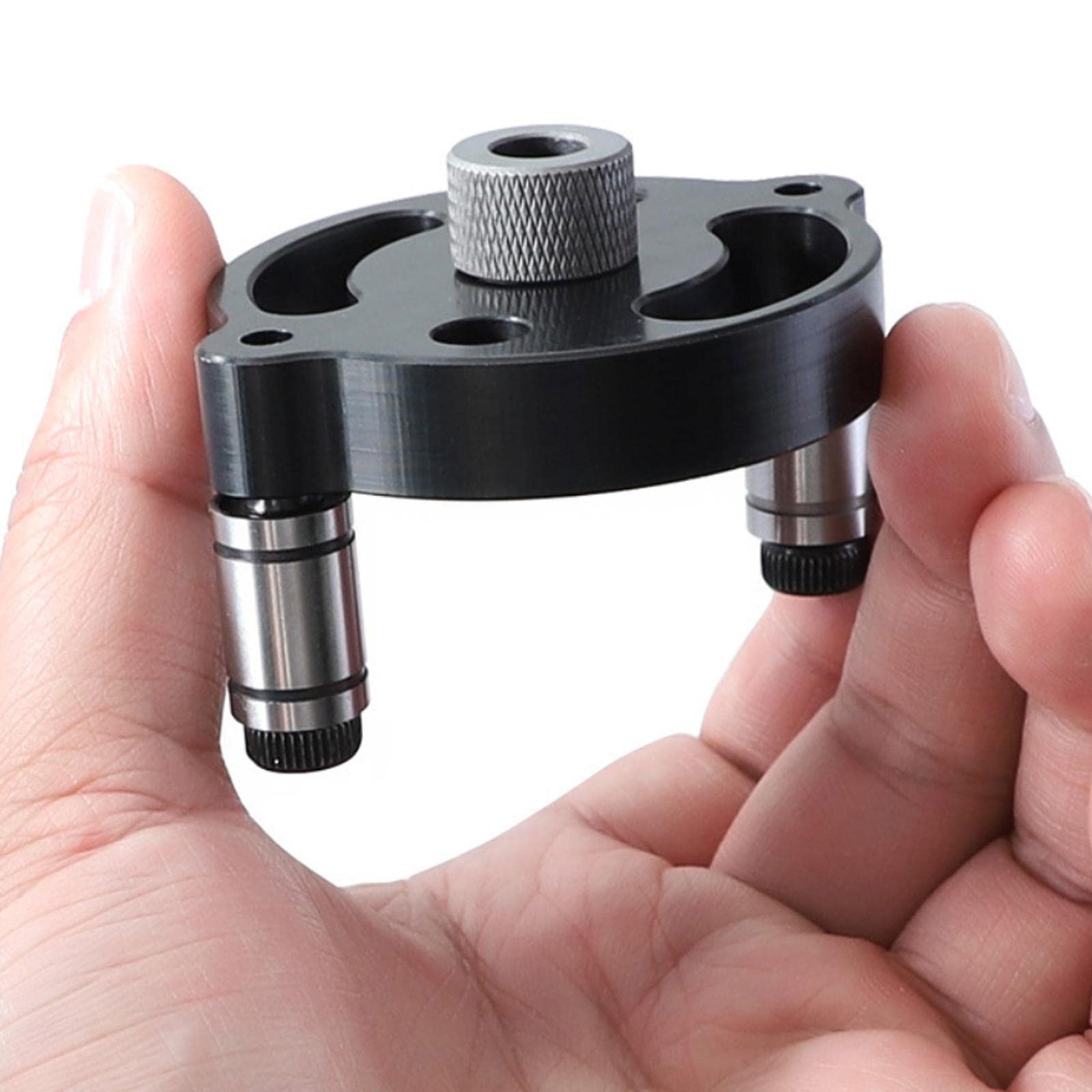 Vertikaler selbstzentrierender Dübel, 6/8/10 mm, für Handwerk, Holzbearbeitung, Tischler, Schwarz, 5 Stück