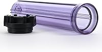 Vista 3 de Hydronix HF5-20CLBK34PR Water Filter Housing 20" RO, Whole House, Hydroponics - 3/4" Ports, Clear Body w/PR