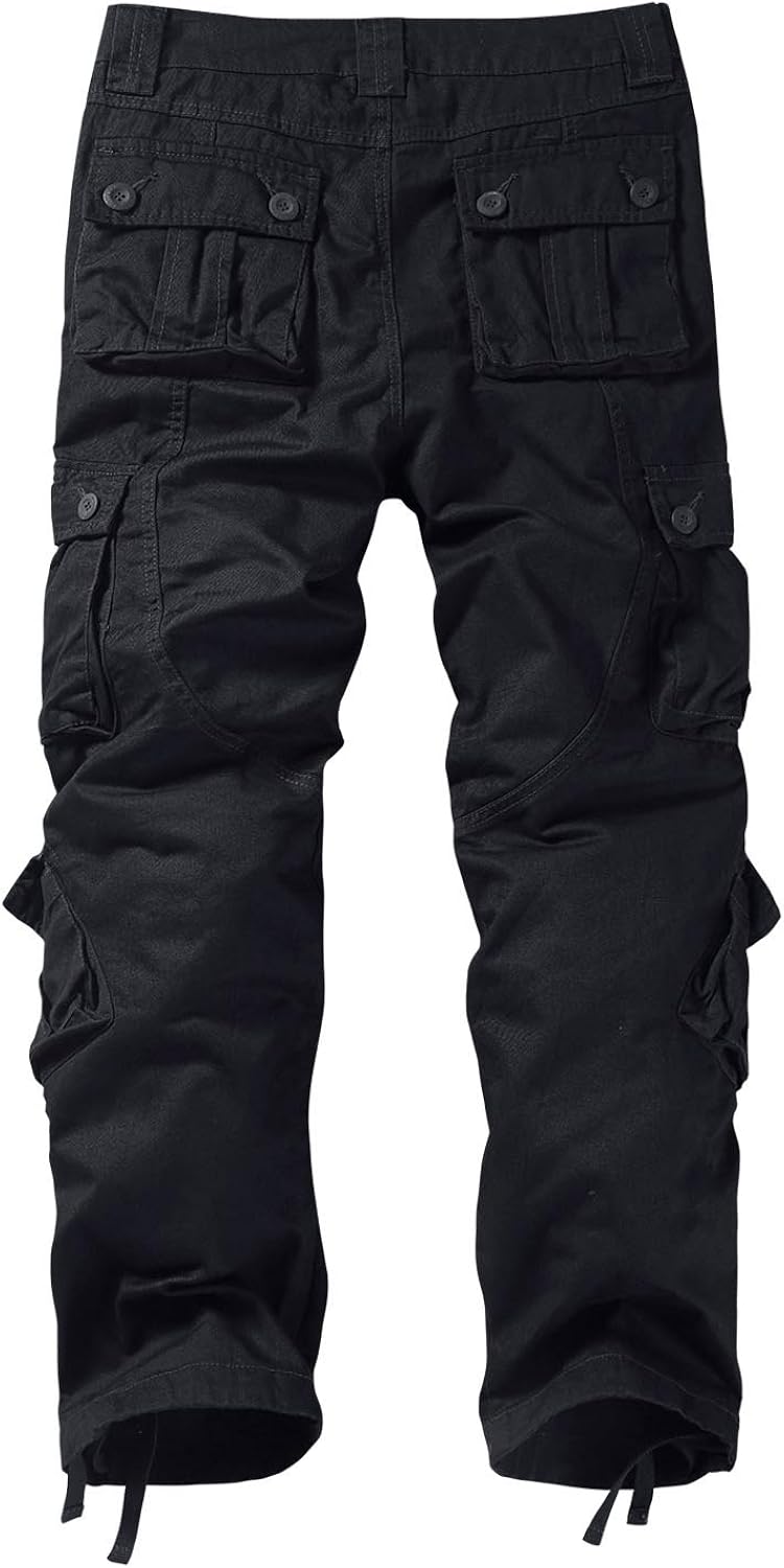 Match Men's Wild Cargo Pants 34 6053 Dark Gray