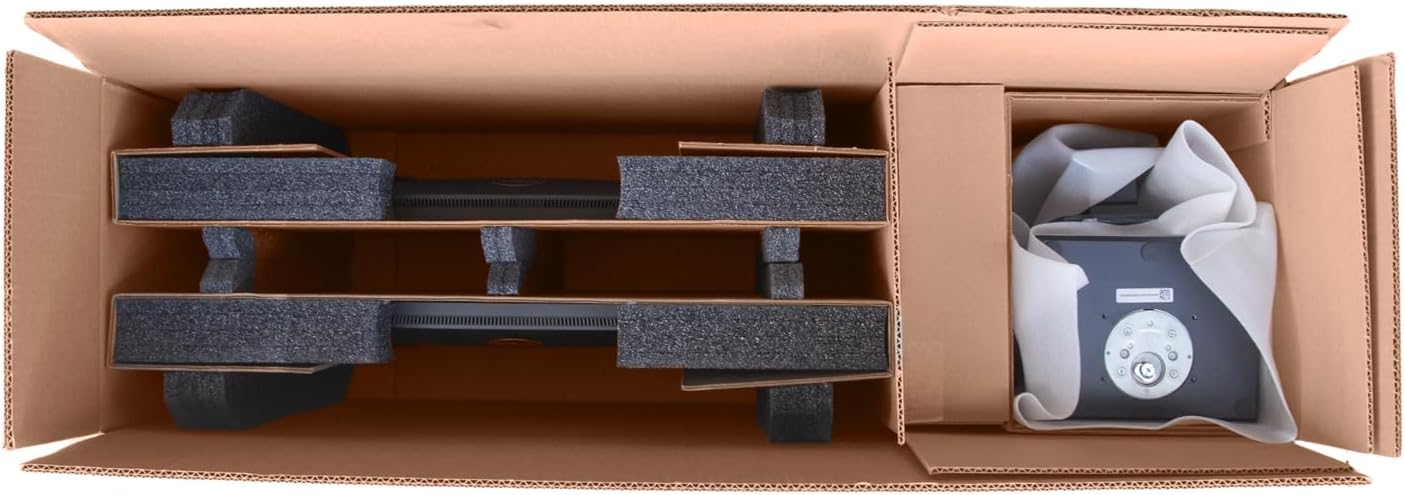 Universal 23" - 27" Dual Monitor and Laptop Shipping Box, Secure and Protective All-In-One Computer Monitor and Laptop Shipping Box, EPE USA theBOXlarger