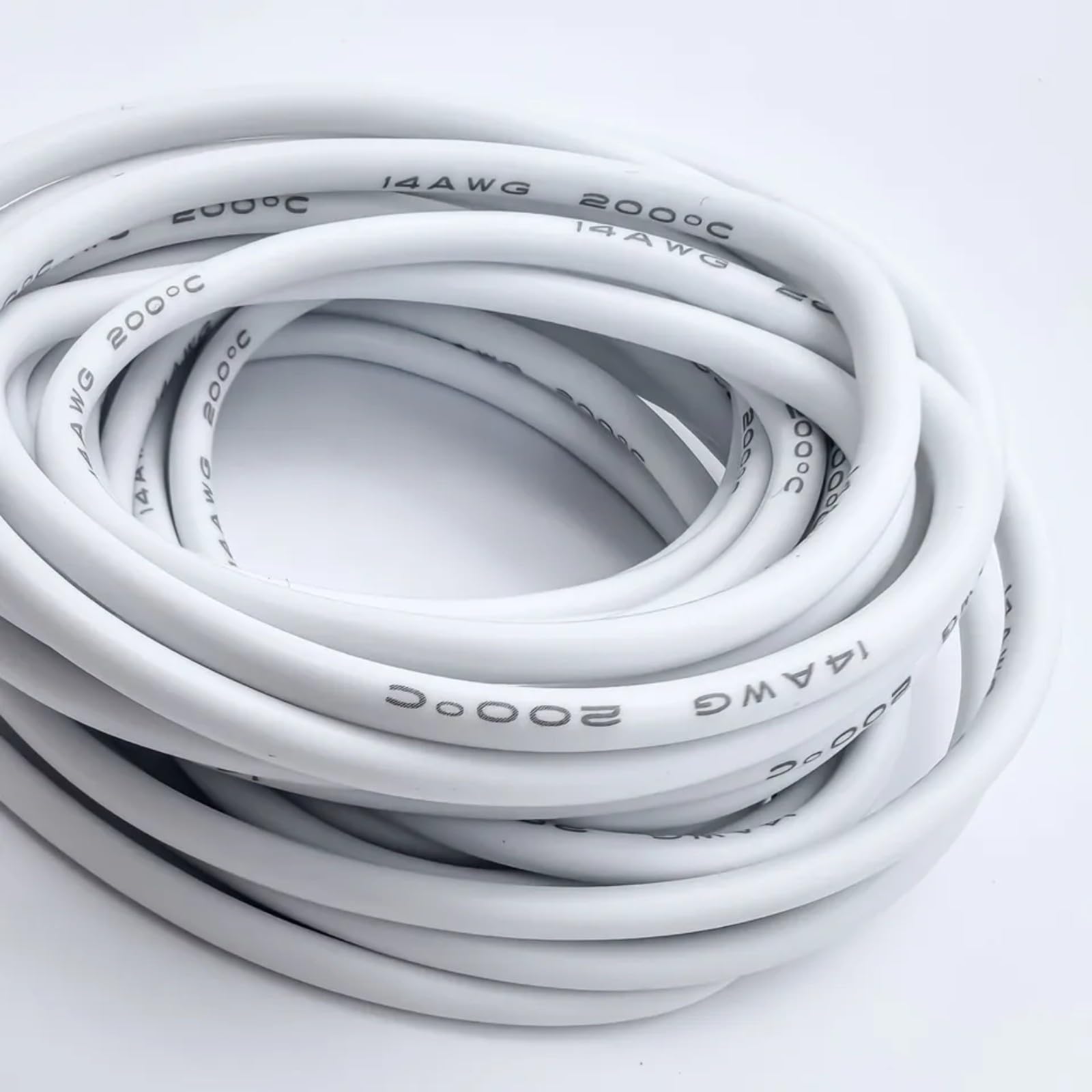 Cable eléctrico 14/16/18/20/22/24/26/28/30 AWG 5m/16,5ft(Gray; 5m; 26 AWG)