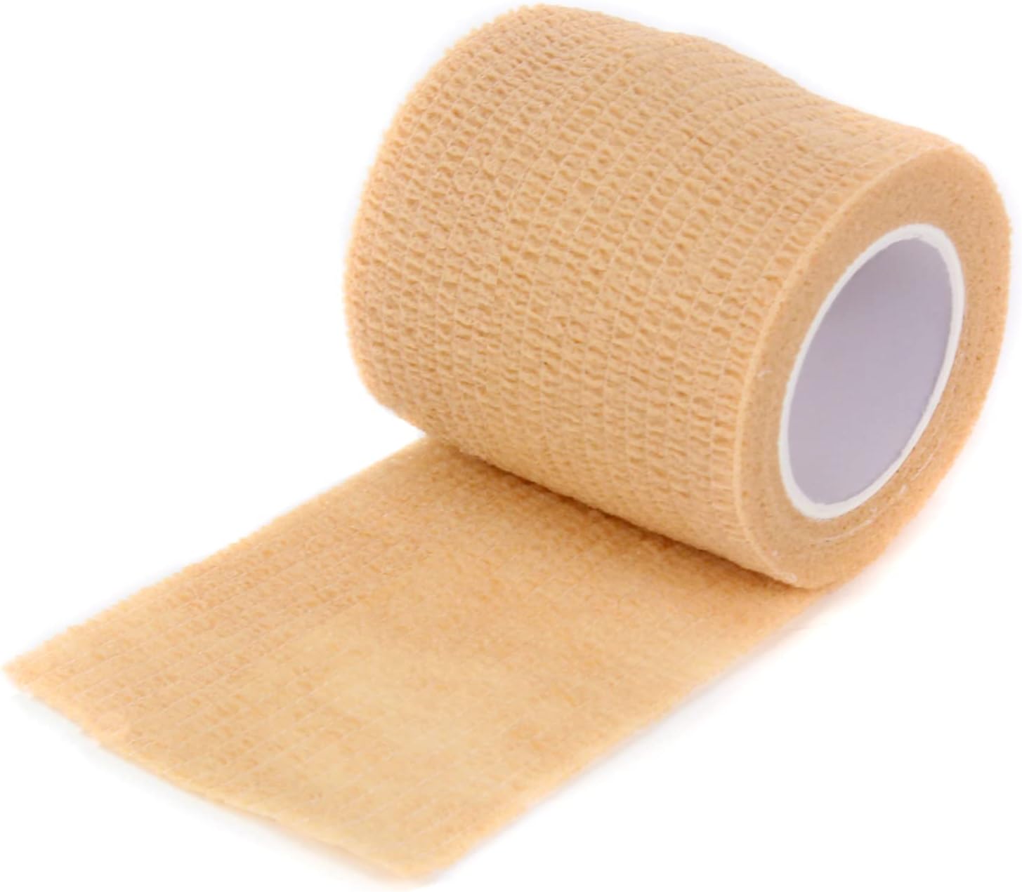 Ever Ready First Aid Self Adherent Cohesive Wrap Bandages, 2” x 5 Yards for First Aid, Sprains, Swelling, Sports, Pets, Tan – 36 Count - Image 3