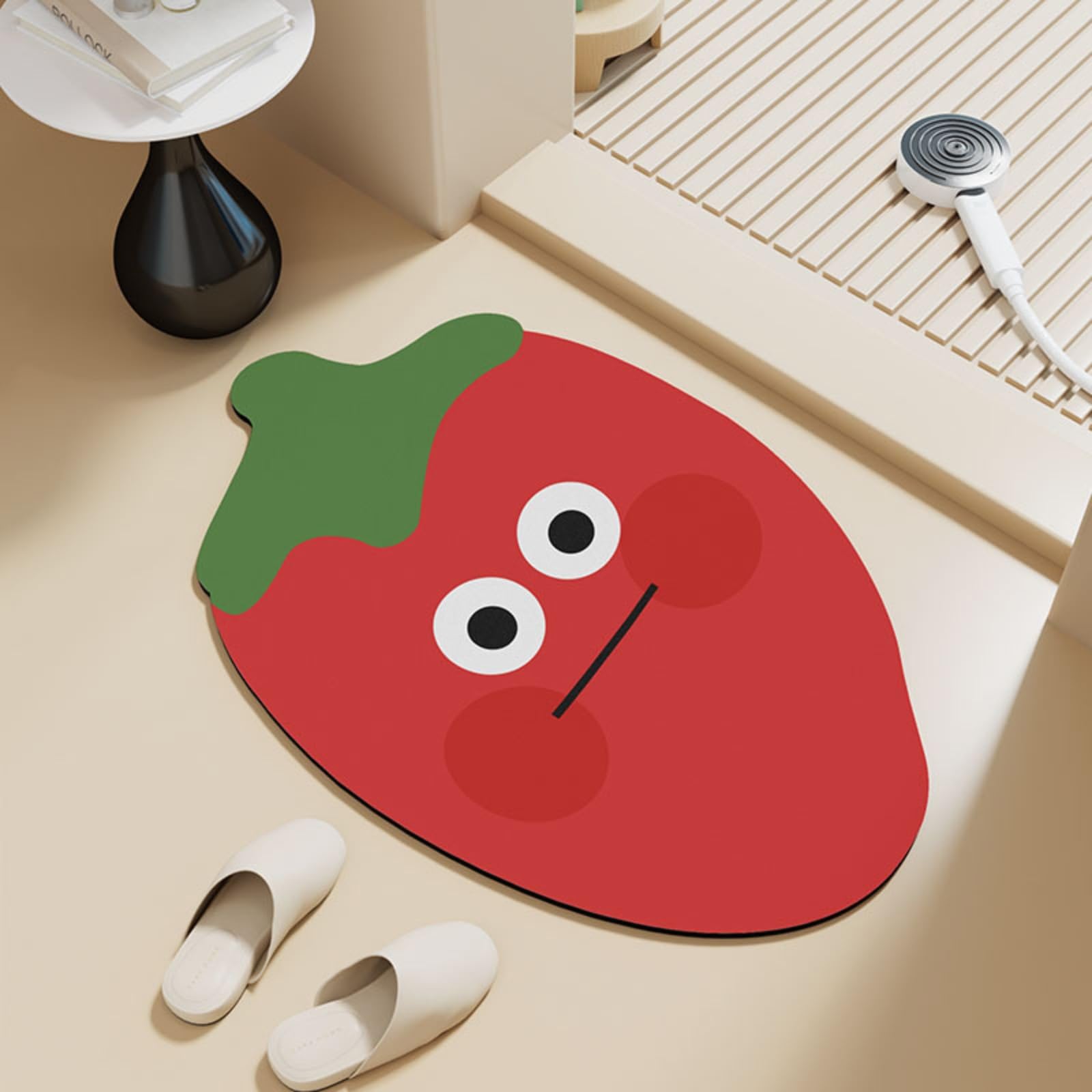 Tapis de bain super absorbant citrouille pour une salle de bain cosy
