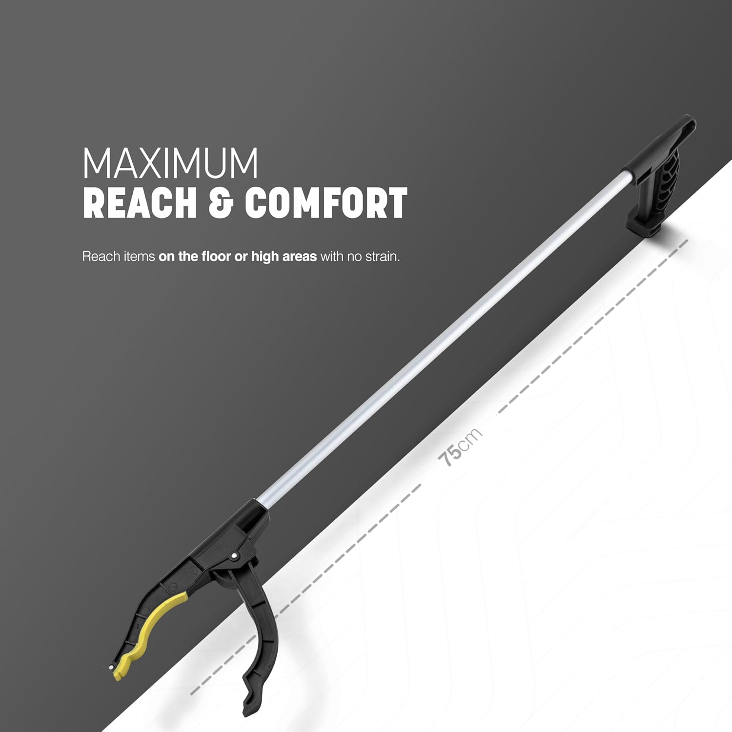 KEPLIN Litter Picker with Magnetic Pick-Up - Pack of 4