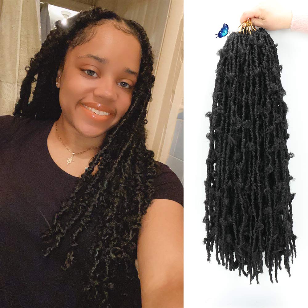 Amazon.com : 24 Inch Butterfly Locs Crochet Hair 7 Packs Distressed Faux  Locs Crochet Hair for Black Women Pre looped Natural Messy Butterfly Boho  Locs Pre-twisted Braids(24",7 Packs,1B) : Beauty & Personal