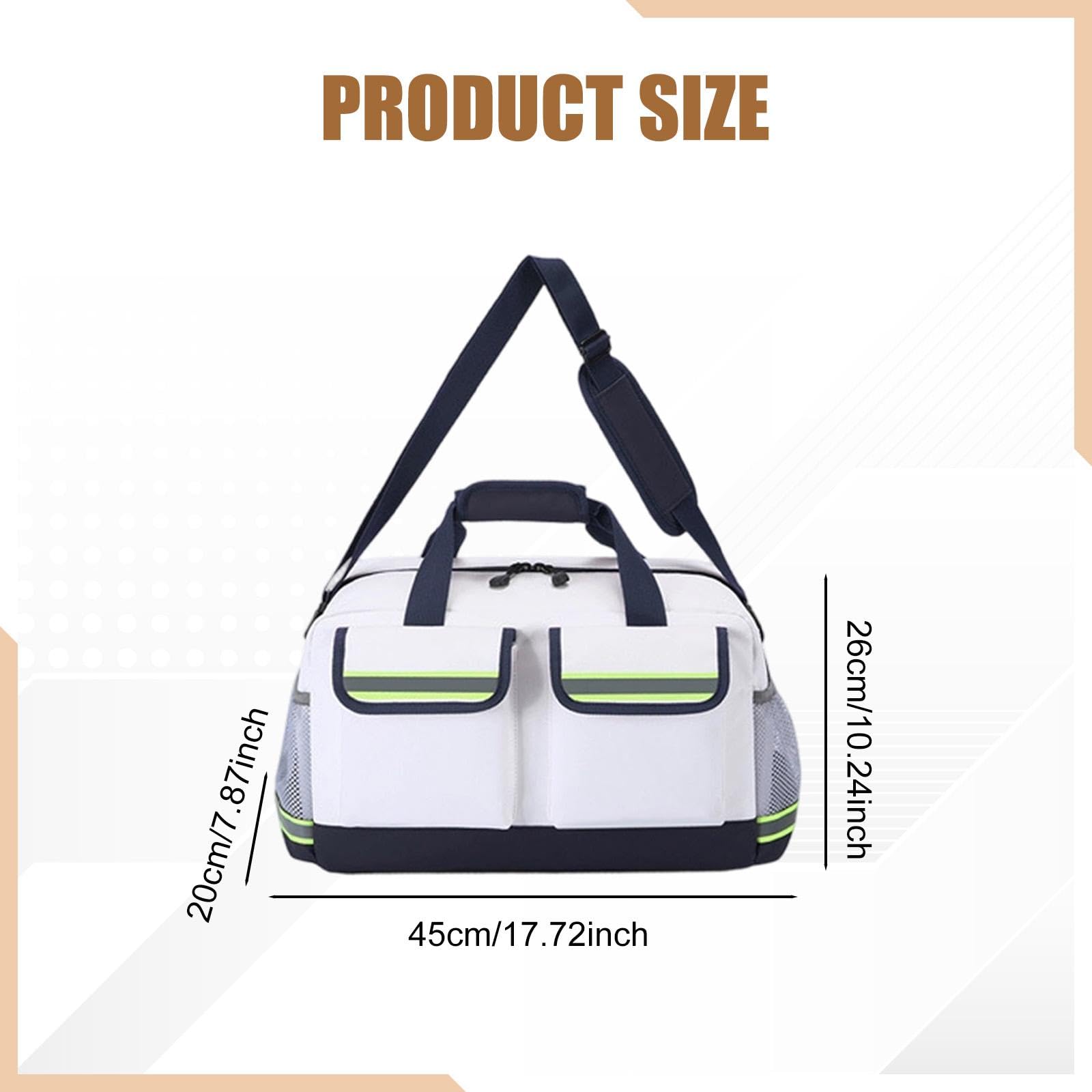 Botiquín de, Bolsa de Emergencia, Vacío, Portátil, Estuche Grande para Senderismo, Hogar, Coche, Azul
