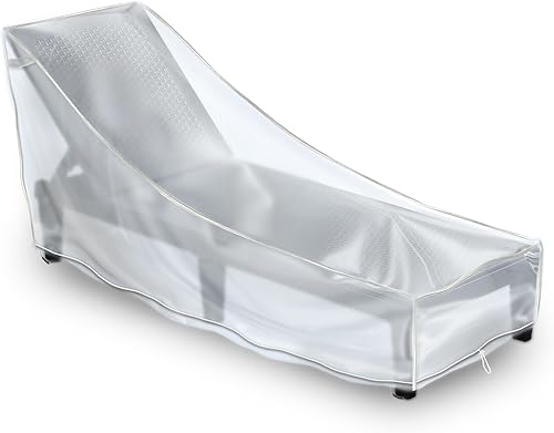 IndigoTempest9 Fundas para tumbonas, fundas de PVC para muebles de patio, funda para silla de piscina que se adapta hasta 68 pulgadas de largo x 30