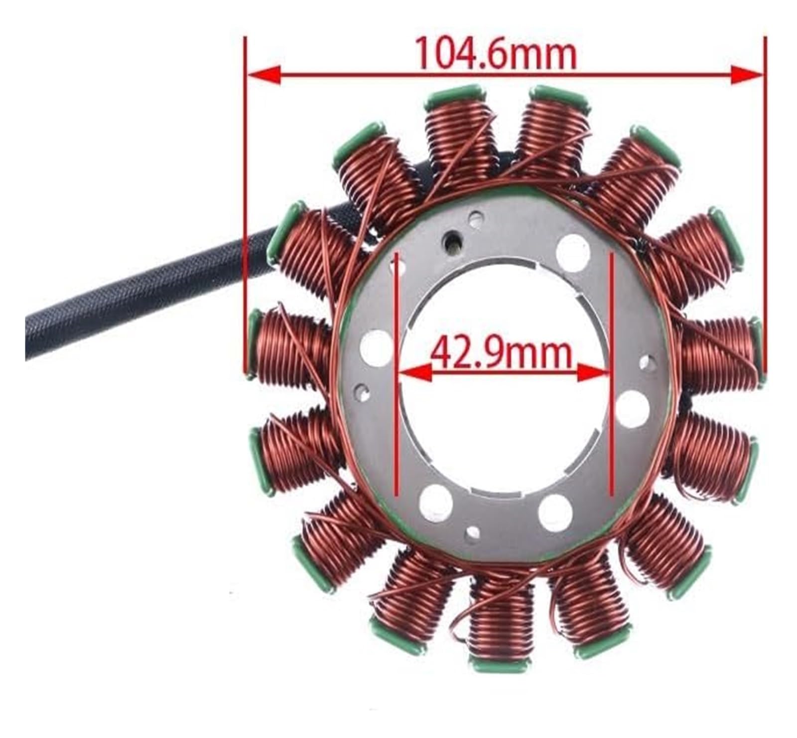 pour Kawasaki ZX636 pour Ninja ZX6R ABS 2013-2017 pour ZX1000 ZX-10R Moteur Bobine De Magnéto Stator D'allumage D'alternateur Bobine Magnéto Stator