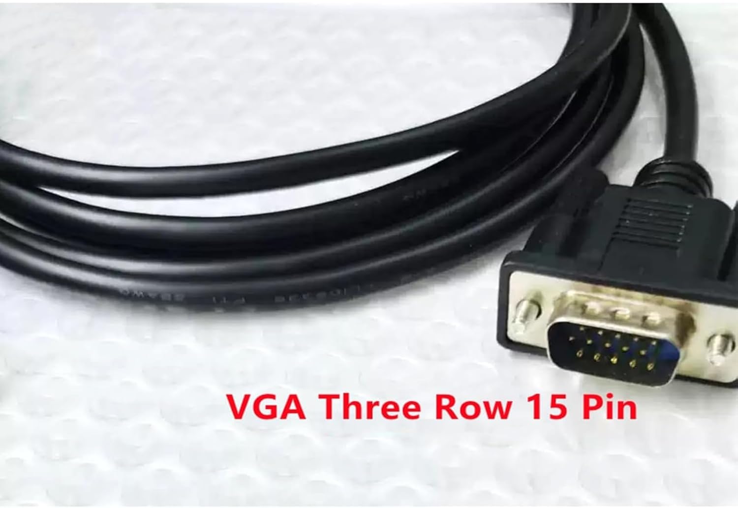 DB9オス-VGAオス 15ピン 3列データ伝送ケーブル、VGA - DB9 シリアル RS232 データケーブル 9ピンビデオデバ