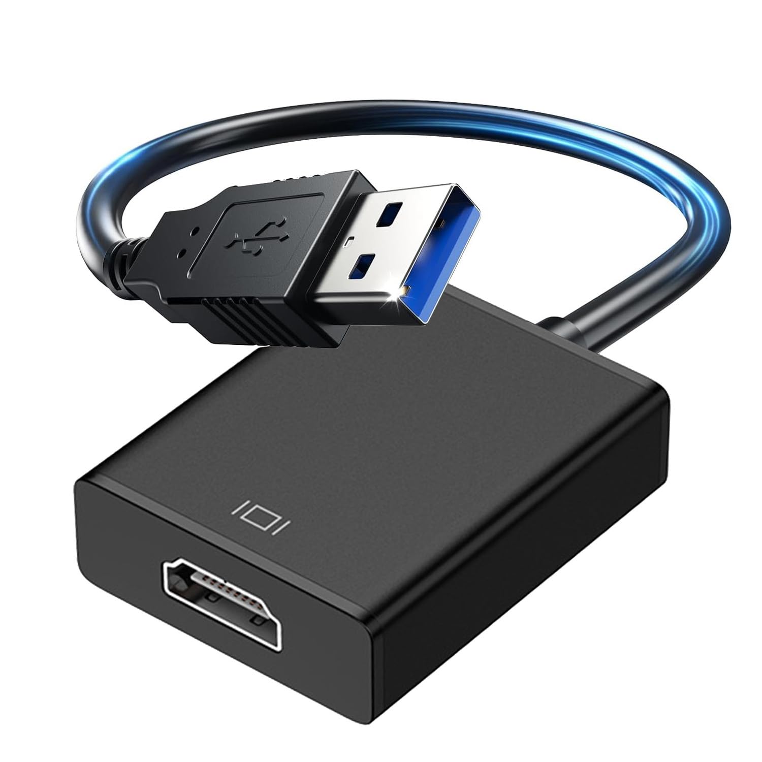 GIILAVY USB to HDMI Adapter for Monitor: USB 3.0 to HDMI for PC Laptop MacBook Supports Windows MacOS (LAFS-Z1)