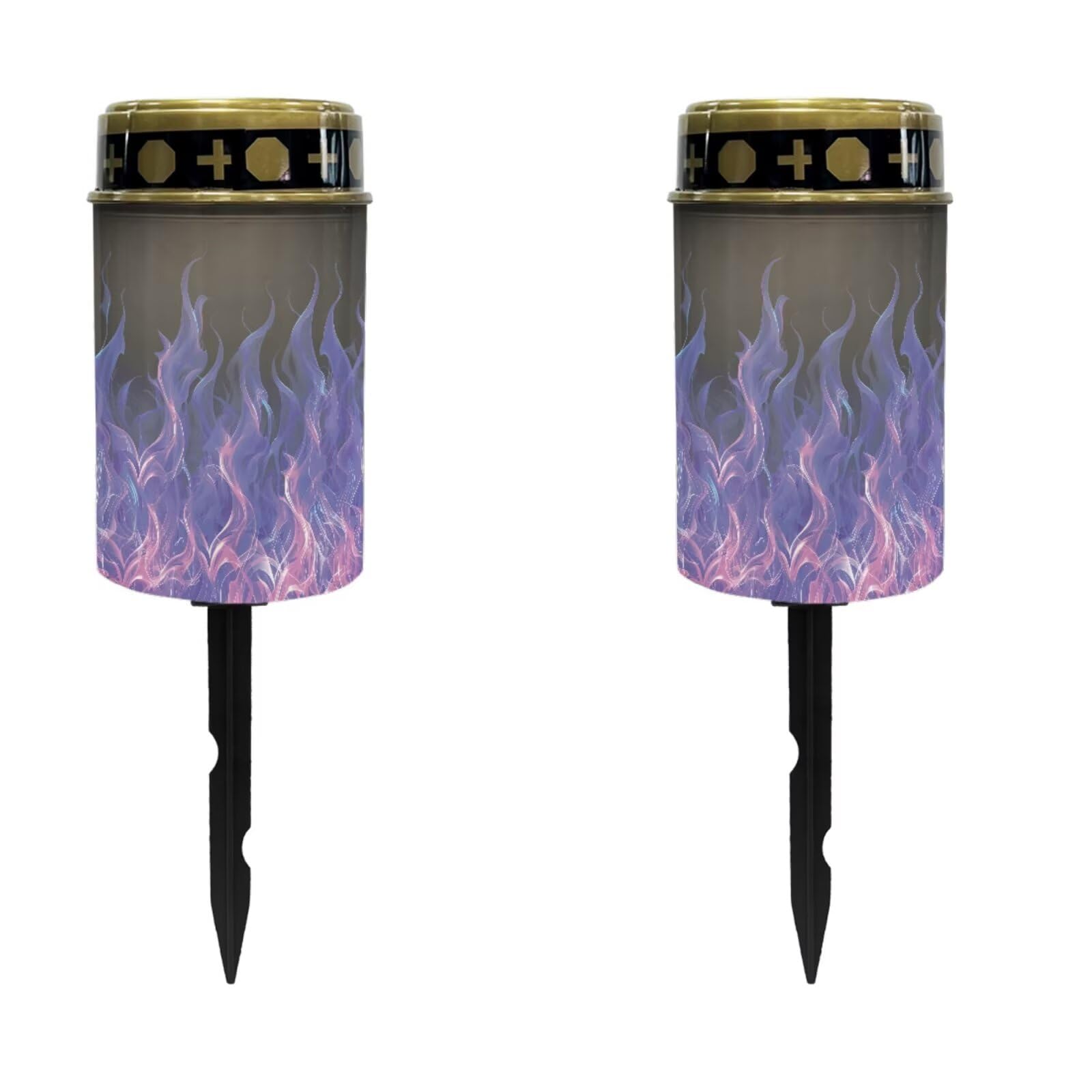 Waterproof Cemetery Solar Lights Flameless Candle