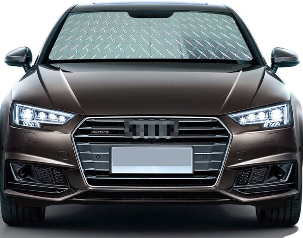 Csq カー冷却 ギフ 包装 シルバーカーサンシェード 130 140cm日焼け止め反射断熱厚物サンバイザーカークイックインストールサン 紫外線の隔離 130 Size 60cm