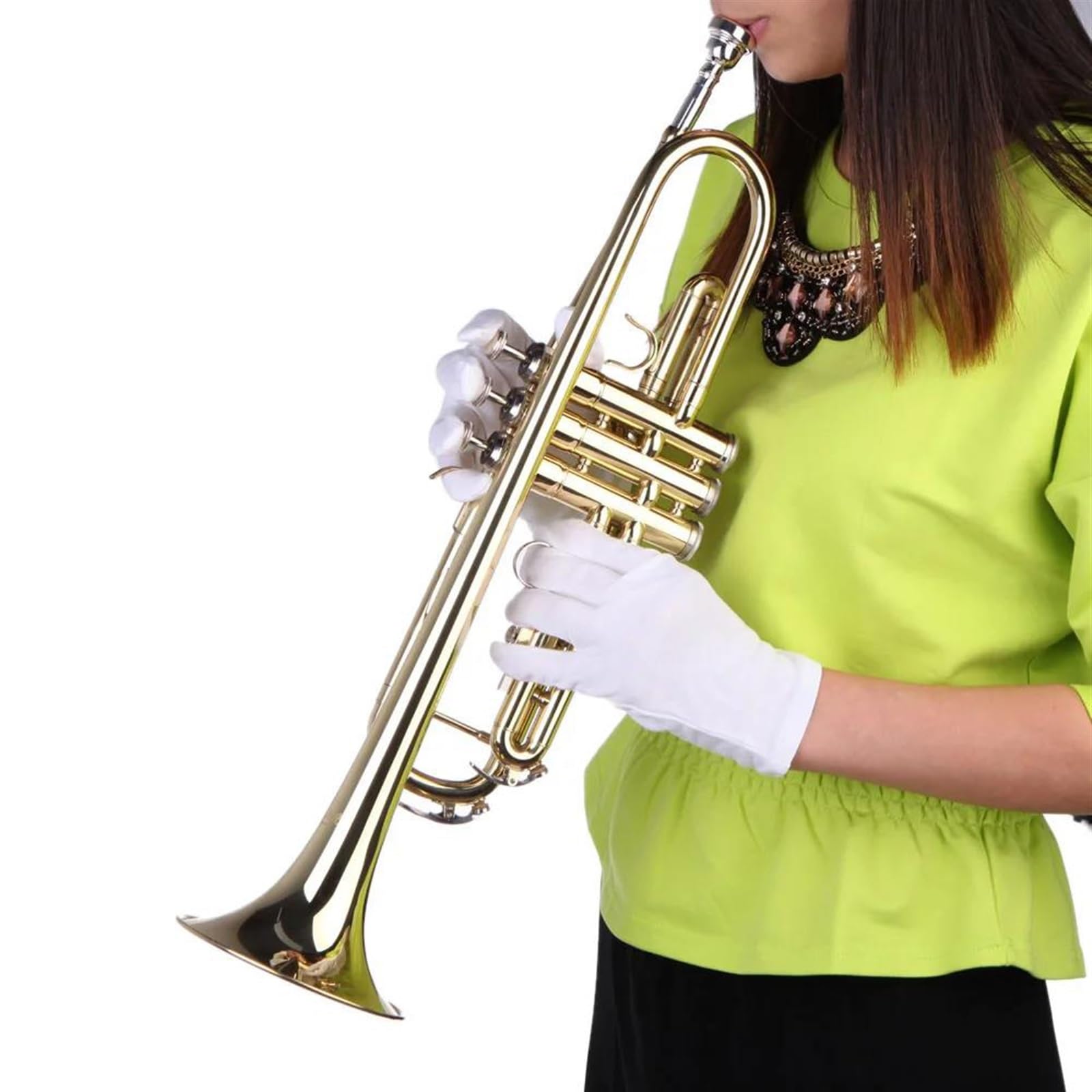 Tromba Tromba Professionale Per Principianti In Sib Si Bemolle Tromba In Ottone Squisita Con Guanti Resistenti E Scatola Imbottita