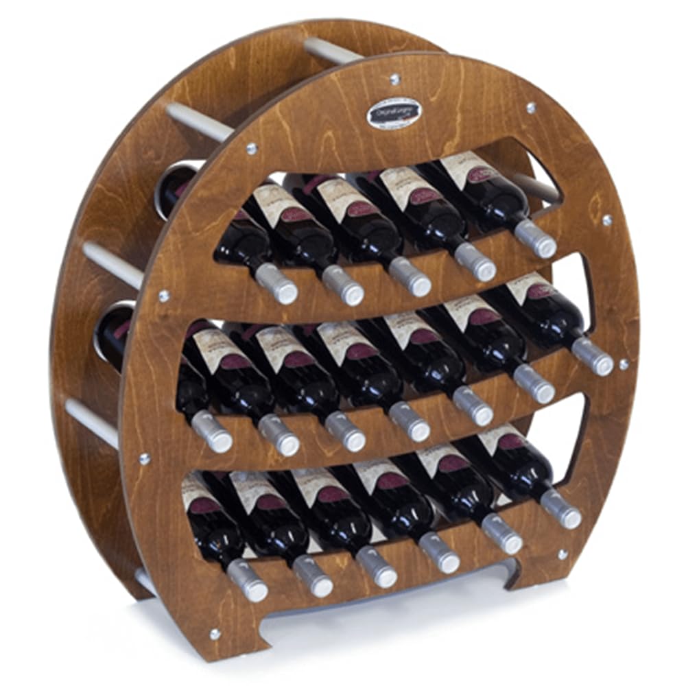 Cantinetta in Legno Botte 18 MADE IN ITALY (Noce)