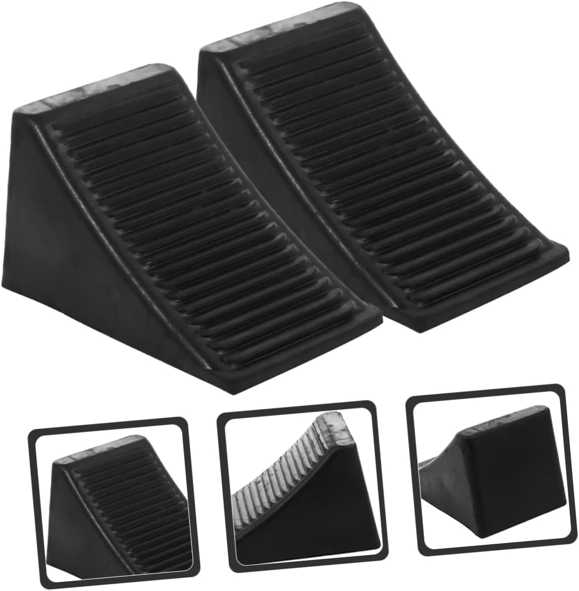 Garneck 2pcs Trailer Wheel Chocks Wheel Chocks for Travel Trailers for Safe Parking