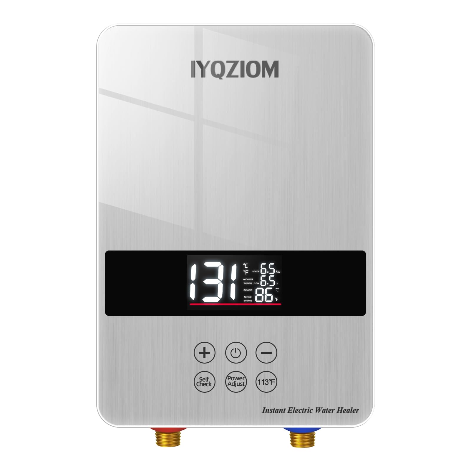 IYQZIOM Tankless Water Heater 6.5KW 240V,Instant Electric Water