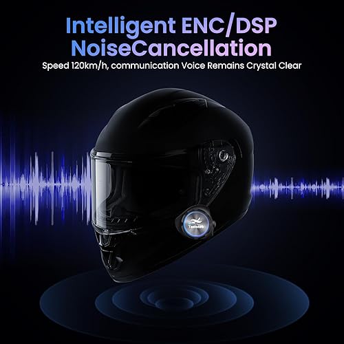 Miniatura 5 de Auriculares de intercomunicador Bluetooth para casco Y3 (más adecuados para parejas), teléfono de respuesta automática, música, intercomunicador,