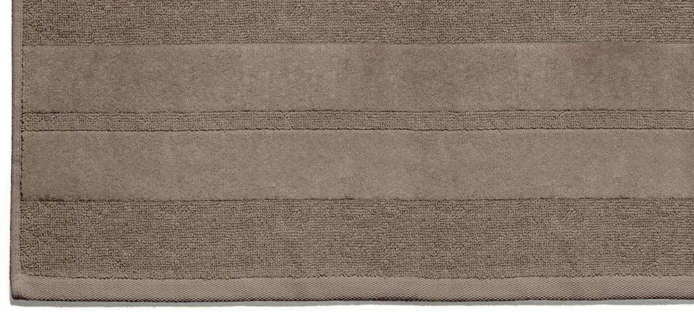 Elegante Telo Bagno in Cotone Ritorto Riccio/Velluto PHP Art. Joy cm. 100x150 (Castoro)