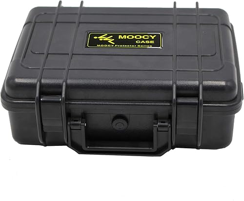 Miniatura 2 de MOOCY - Funda impermeable con inserto de espuma personalizable, 10.8 x 8.6 x 3.7 pulgadas, funda rígida para proteger la pistola, la cámara y el