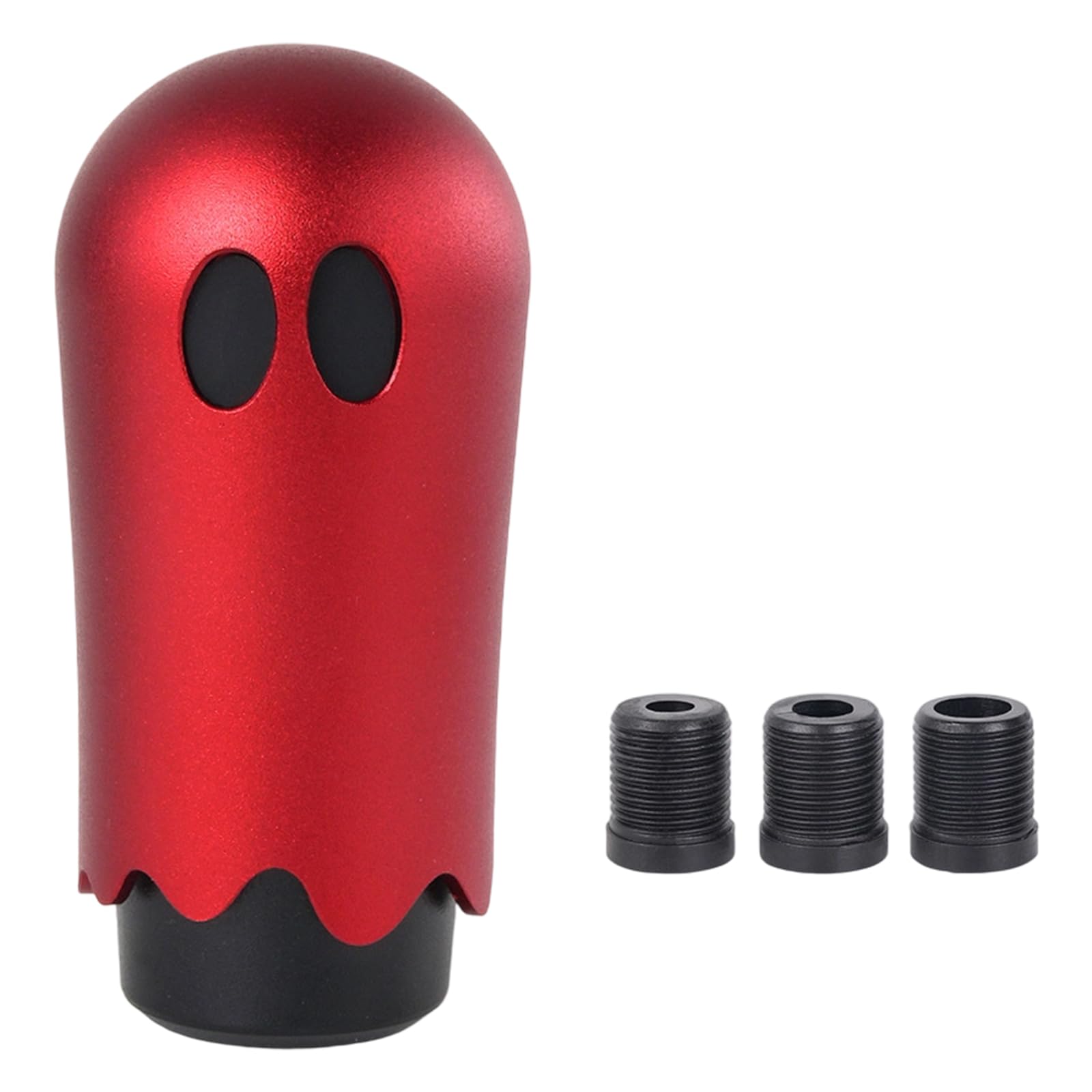Woedpez Red Pattern Shifts Knob Aluminum Universally Manual Transmission Accessory Easy Installation Shifts Knob