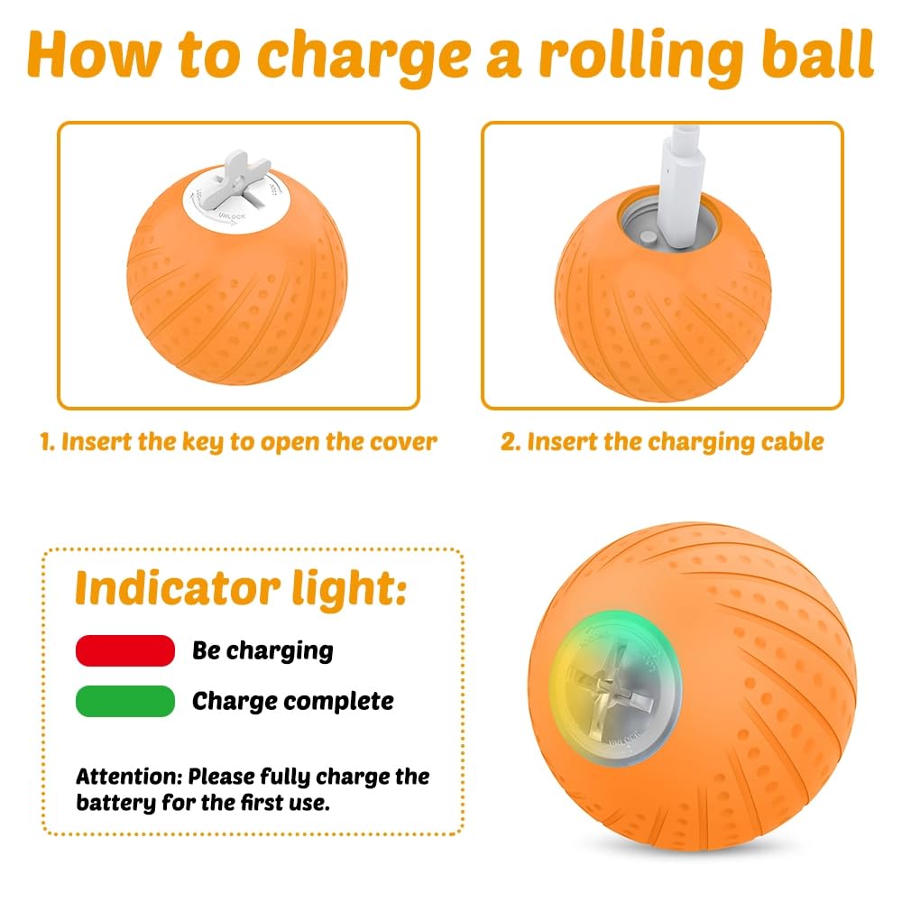 DONGKER Giocattolo Interattivo Per Gatti,LED Giocattoli Automatico Per Gatto USB Giochi Per Animali Con Piume E Suono (Batteria Inclusa - 4