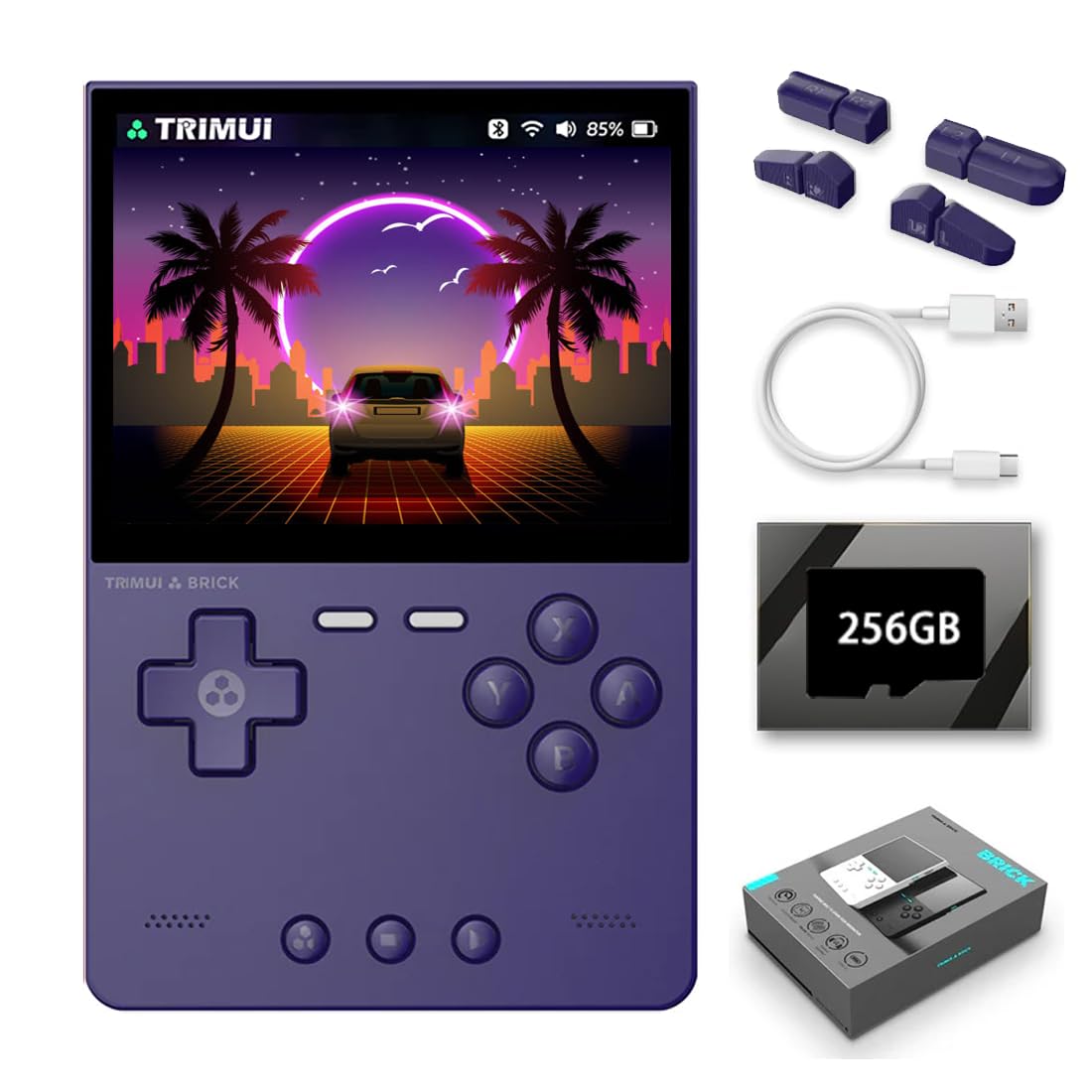 trimui brick パープル Amazon.com: New TRIMUI Brick Retro Handheld Game Console