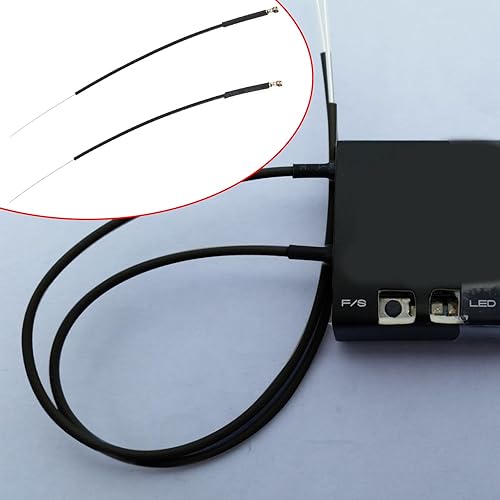 Miniatura 2 de SING F LTD 20 unidades de 2.4G 2400-2485 MHz receptor de antena receptora aeronave compatible con Frsky X4R X4RSB XM+S6R S8R F30 F3OP F40 F4OP, negro