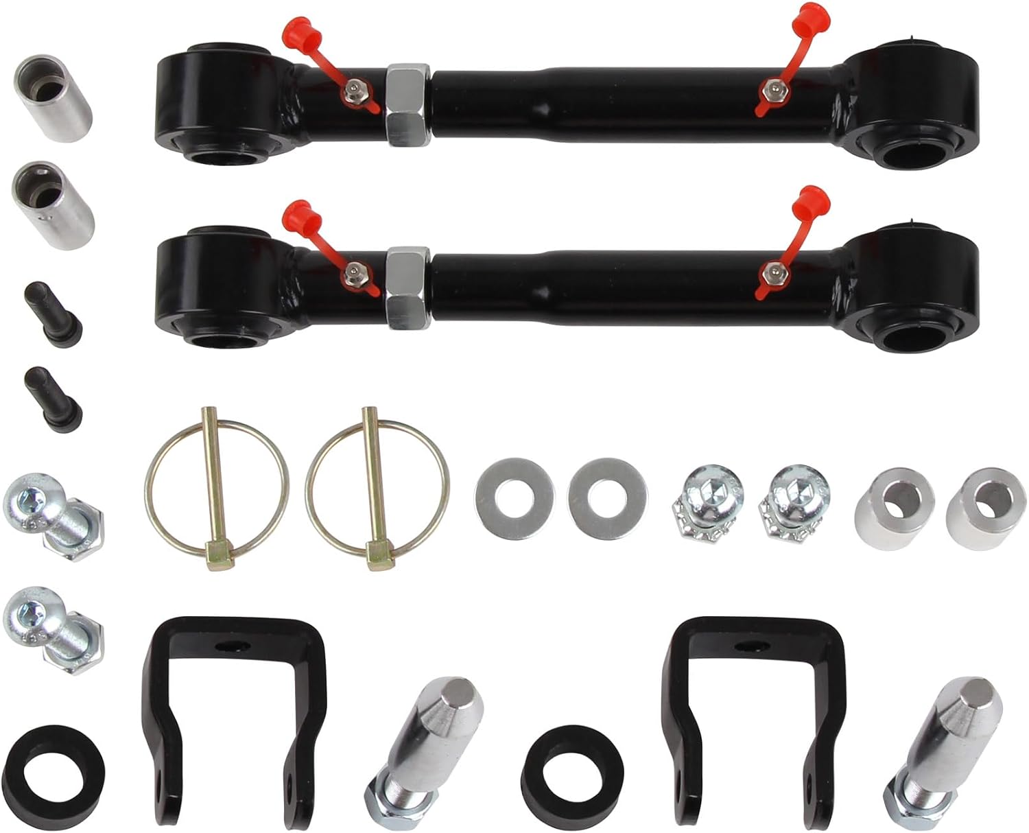 Adjustable Front Swaybar Quicker Disconnect System 2.5" - 6" Lift Compatible with 1997-2006 Jeep Wrangler TJ, 1984-2001 Cherokee XJ