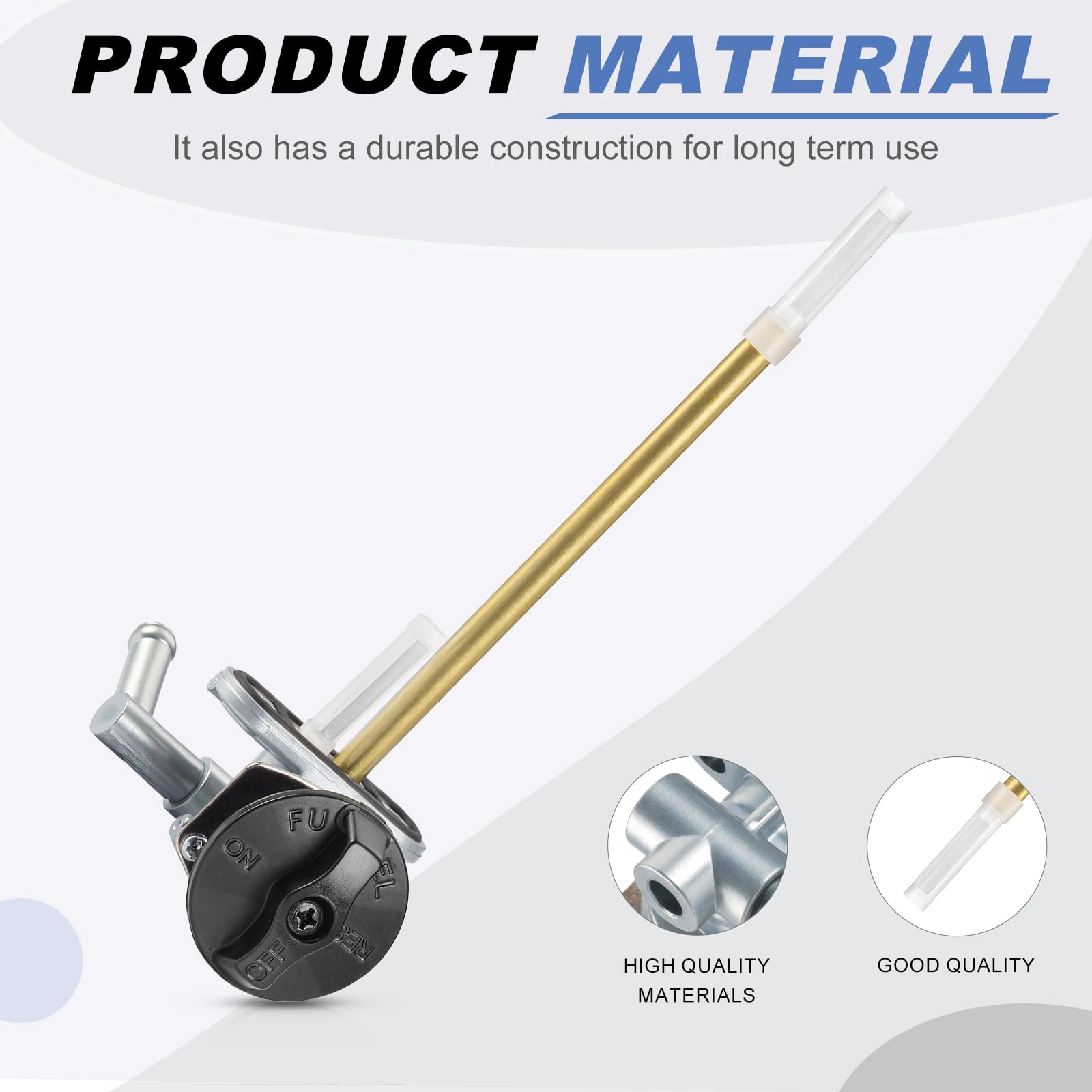 Amazon.com: 51023-1221 Fuel Valve Petcock & Knob for Kawasaki