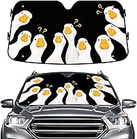 Vista 36 de GENANY Parasol Divertido para Parabrisas de Pareja de Perros Golden Retriever Lindos para Coche SUV Camión (55x30 Pulgadas), Parasol