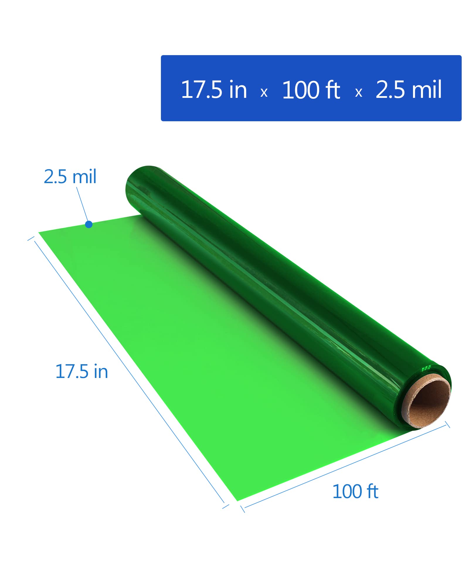 Blue Cellophane Wrap Roll 16 In X 100 Ft - Transparent Wrapping Paper For Gift Baskets, Treats, Goodie Wrapping, Craft, Flower Bouquet