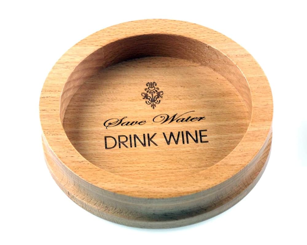 Handmade Personalised (optional) Wine Bottle Coaster Amazon.co.uk Handmade Products