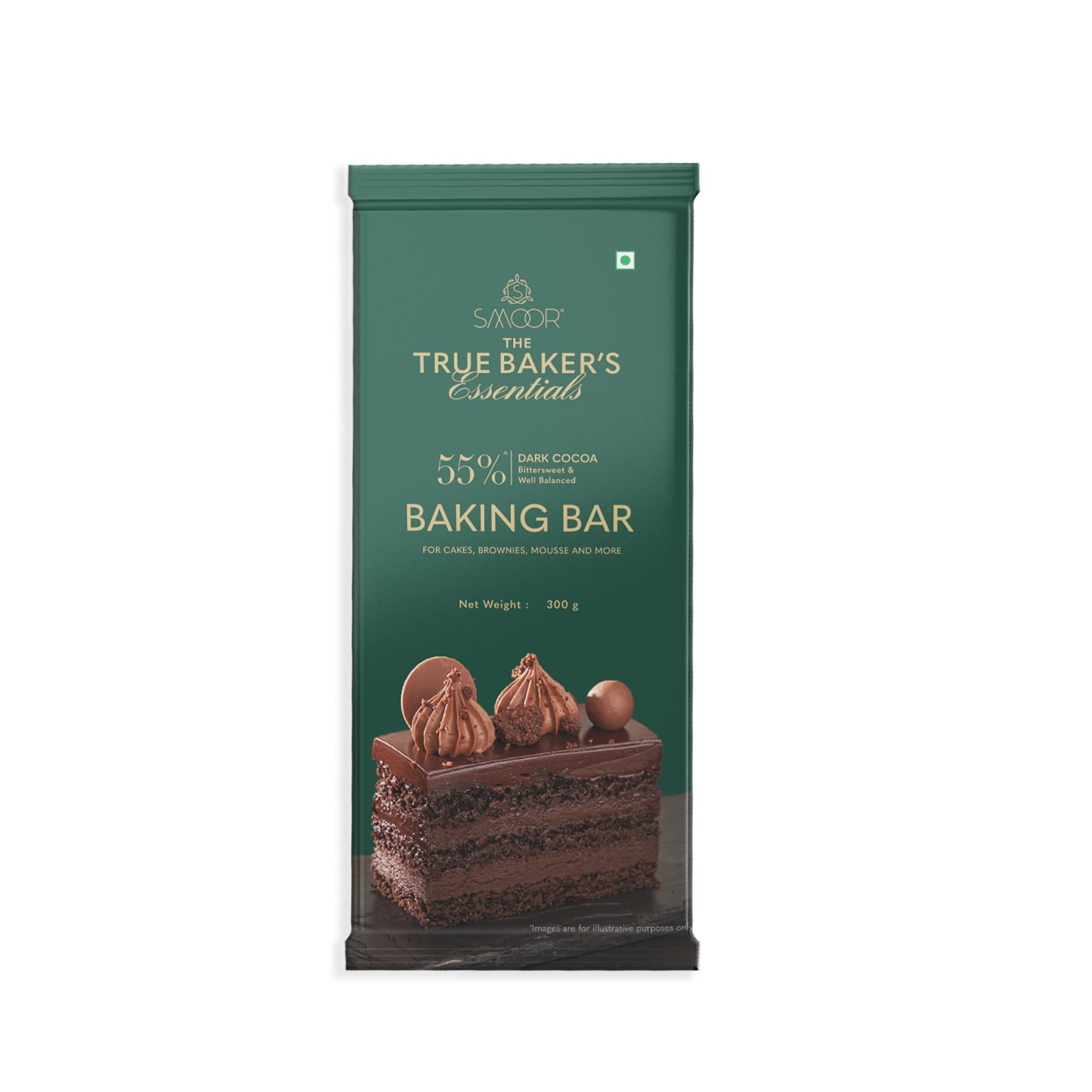 SMOOR Premium Dark Couverture Chocolate Baking Bar | 55% Cocoa True Bakers Artisanal Baking Chocolate |Baking & Chocolate Making | Birthday, Anniversary, Christmas, New Year Gifting | 300g-Pack of 1 (B0D1PCNNFD) Amazon Price History, Amazon Price Tracker