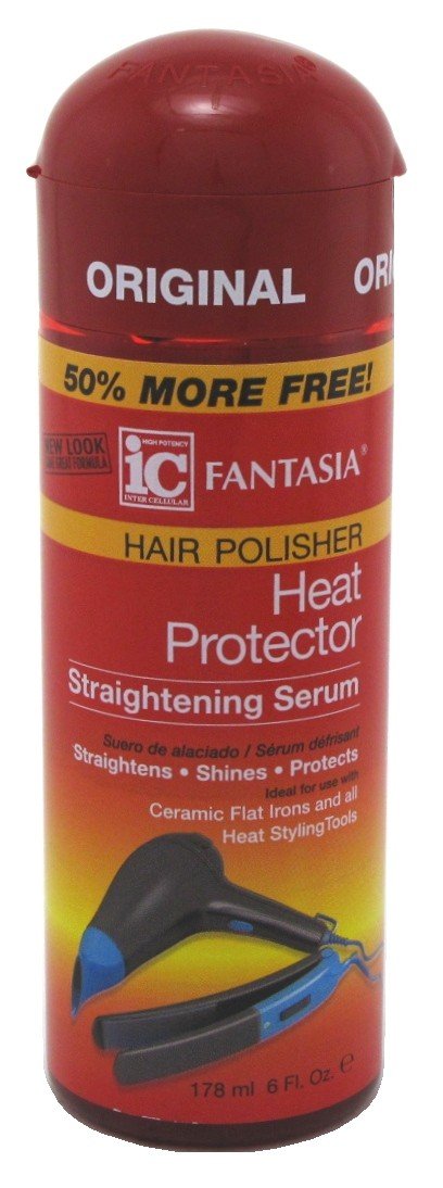 Fantasia Serum 6 Ounce Heat Protector Straightening (177ml) (3 Pack)