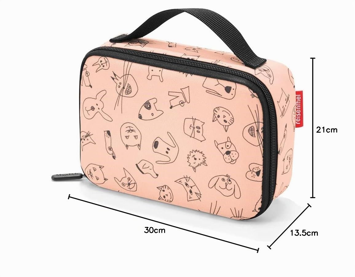 reisenthel thermocase kids cats and dogs rose - sac isotherme, Couleur:rot