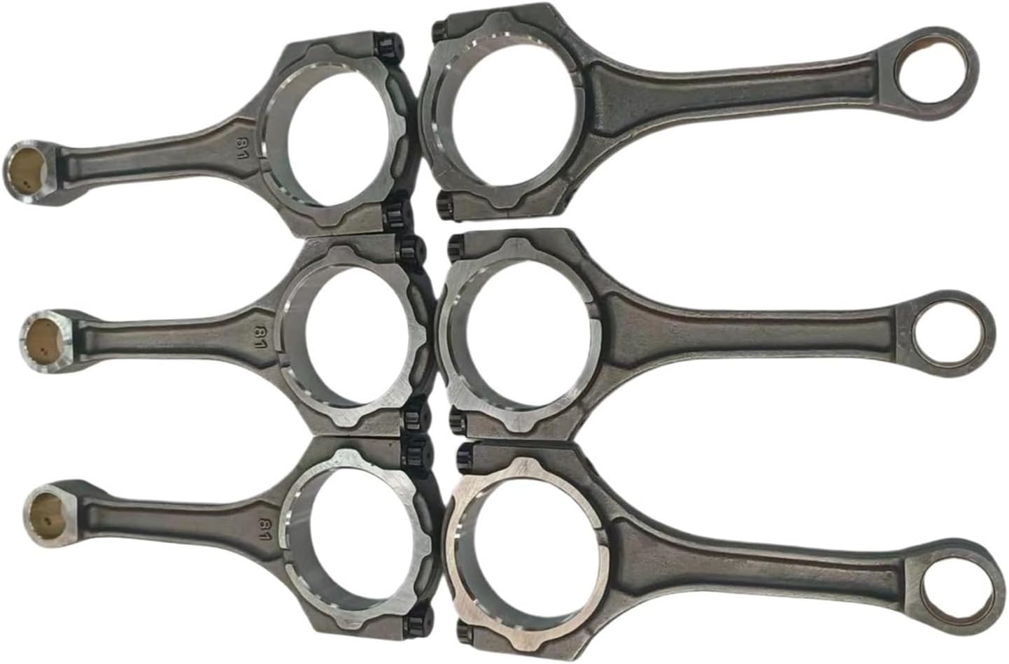 6Pcs Car Engine Connecting Rods 13201-39126 Compatible with 2003-2009 Compatible with Toyota 4Runner FJ Cruiser Tacoma Tundra 1GRFE 1GR-FE 4.0L Auto Parts Connecting Rods