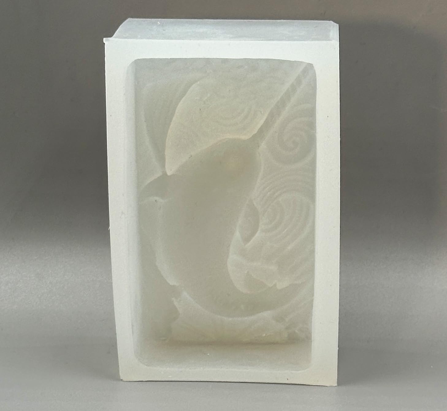 NARWHAL Silicone Mold for SOAP Making Wax Resin Plaster Whale Candle Wax ARTCRAFTMOLDS