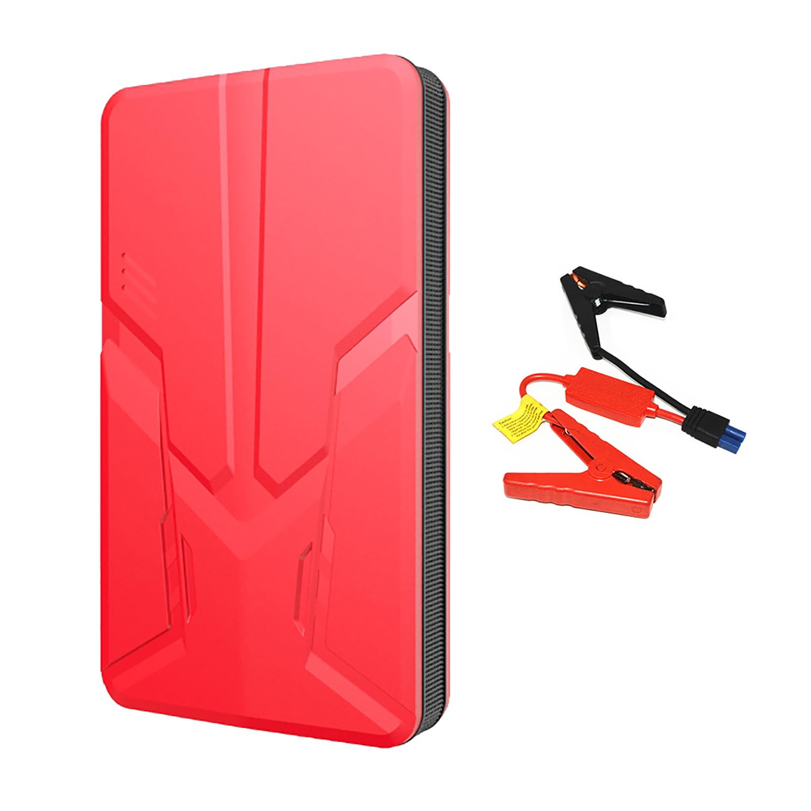 Arrancador de Batería, Caja de Arranque Portátil de 20000 MAh, Batería de Arranque de Coche para Motores de Gasolina de hasta 4,0 L y Diésel de 2,0 L, Arrancador de Batería de 12V,Red,30000mAh