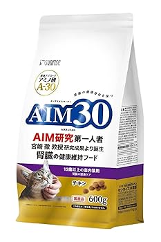 AIM30 腎臓の健康維持キャットフード 600g 10個セット Amazon | AIM30 15歳以上の室内猫用 腎臓の健康ケア 600g